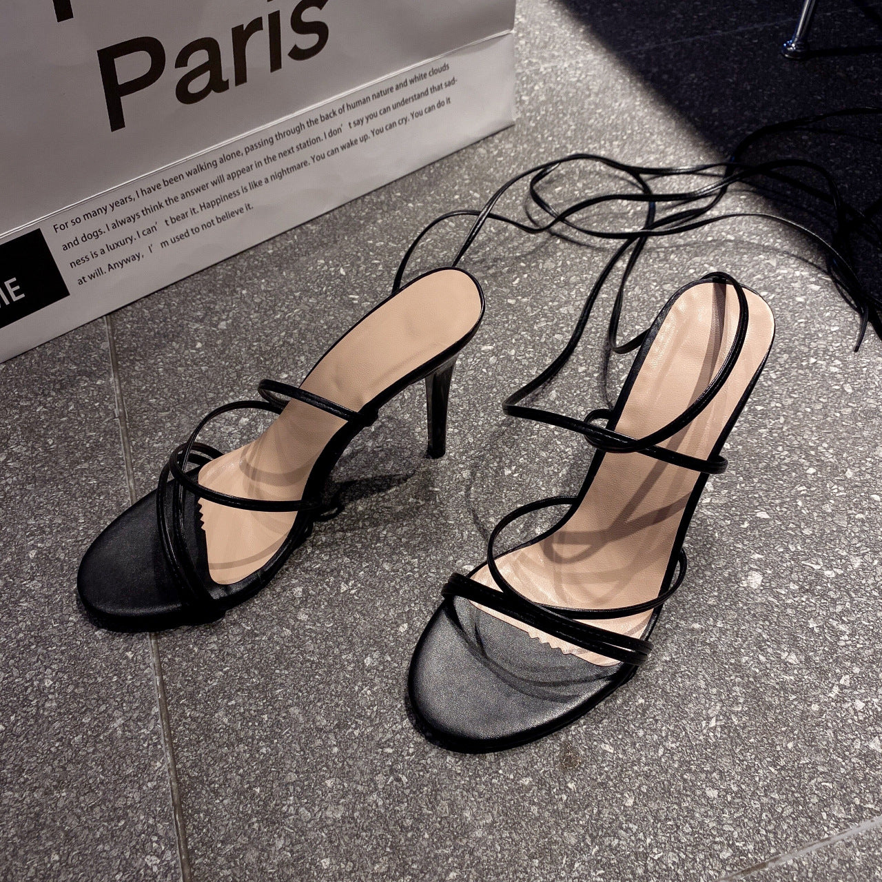 Sandales à Talons Aiguilles avec Bride Femme