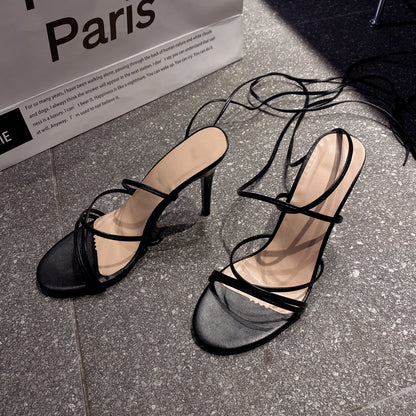 Sandales à Talons Aiguilles avec Bride Femme