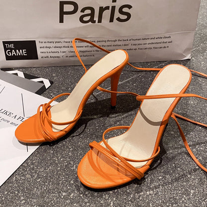 Sandales à Talons Aiguilles avec Bride Femme